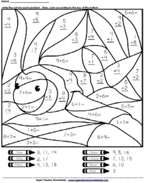 Math coloring worksheets 2nd grade make mathematics fun and exciting. Coloring Math Worksheets 2nd Grade Cool Worksheet | Math ...
