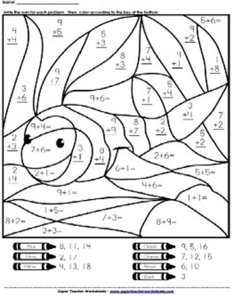 Kids have fun while enjoying math coloring pages. Coloring Math Worksheets 2nd Grade Cool Worksheet | Math ...