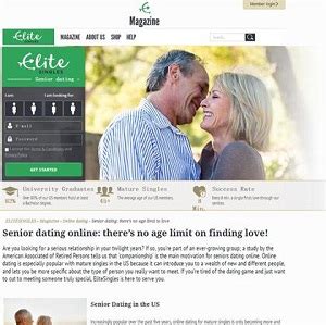 This site was created back in 2011 and recently it merged with seniorpeoplemeet. Best 10 Safest Over 60 Dating Sites for Singles Over 60 & 70