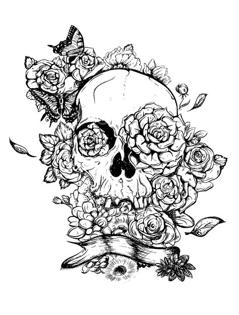 Each of the free adult coloring pages is downloaded as a pdf file which can then be printed straight from your browser or a pdf reader. Rose - Coloring Pages for Adults