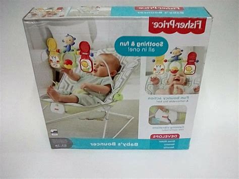 Fisher Price Baby's Bouncer, Geo Meadow, One size