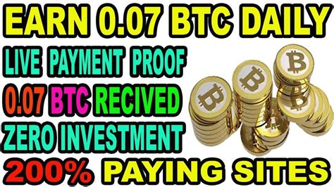 Many people are now focusing on investing in this cryptocurrency as its value will increase in the future. New Bitcoin Mining Website 2019 | Earn 0.07 BTC Daily ...