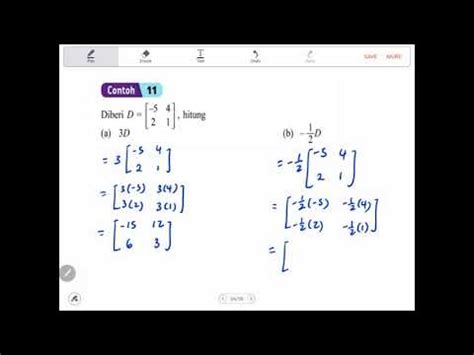 Check spelling or type a new query. Bab 2 (part 3) Matematik Tingkatan 5: Mendarab matriks ...