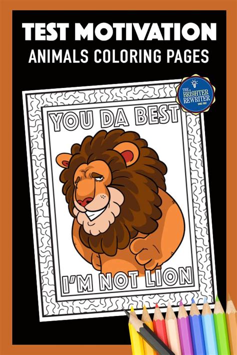 Coloring pages for elementary students. Coloring these 12 animal-themed motivational pages will ...