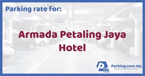 Do you have electric vehicle (ev) charging stations? 🚗 Parking Rate | Armada Petaling Jaya Hotel