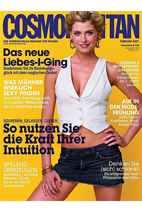 At the beginning of 2006, she attended a casting call for germany's next topmodel (2006) hosted. COSMO-Cover Lena Gercke: GNTM 2006 | GNTM: Die COSMO-Cover der