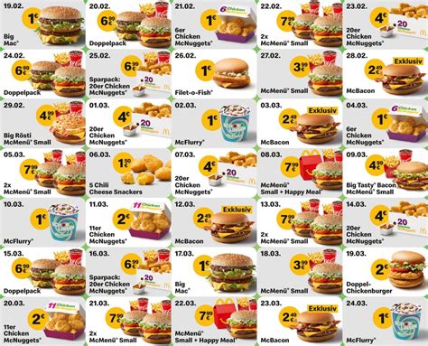 Mcdonalds coupons and specials may vary from store to store due to franchise ownership. McDonald's Oster Countdown » 35 Coupons Februar & März 2020