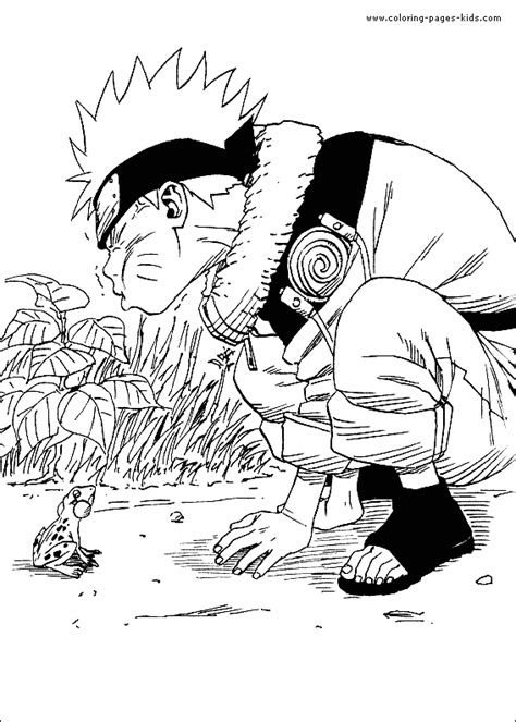 The wild beast naruto kyuubi. Naruto color page - Coloring pages for kids - Cartoon ...