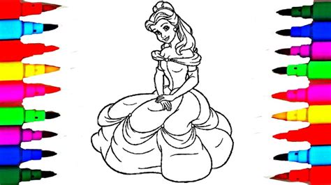 We'll be sharing photos, cast interviews and more! Disney Princess Belle Beauty and the Beast Coloring Pages ...