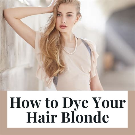 The sunlight, in combination with heat, will lighten your hair. How to Dye Hair Blonde - Bellatory