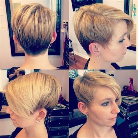 Spritz some volumizing spray throughout your damp hair and comb it back. 18 Beautiful Short Pixie Hairstyles: Short Hair Trends ...