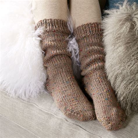 Yarnspirations has everything you need for a great project. Patons Slouchy Socks, Womens 5-6 | Sock knitting patterns ...