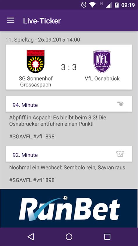 60,108 likes · 4,219 talking about this. VfL Osnabrück - Android Apps on Google Play