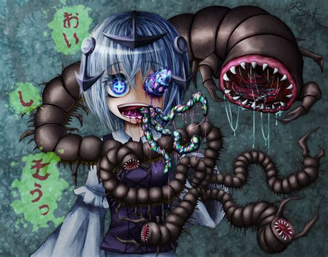 It can be used to look up to something to make an object look tall, strong, and mighty while the viewer feels childlike or powerless. parasitic worm girl by Ray-kbys on DeviantArt