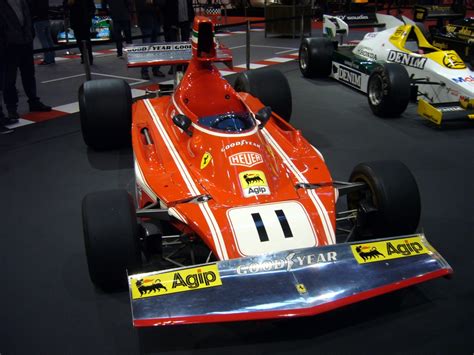 Das is ja nur noch ein rohrrahmen mit kunststoffchassis. Ferrari 312 B3 von 1974. Mit diesem Wagen bestritt Niki ...
