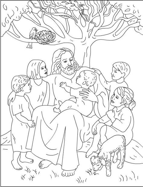 This bible coloring page will help drive home for children one of the most important truths the bible teaches: Nicole's Free Coloring Pages: Jesus Loves Me * Bible ...