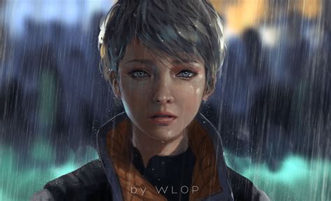 Maybe you would like to learn more about one of these? kara (detroit: become human) drawn by wlop | Danbooru