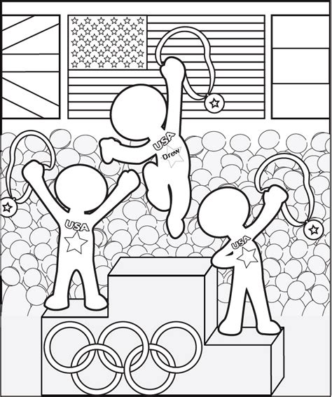 Thanksgiving coloring pages and other free coloring sheets. Personalized Olympics Coloring Page | Frecklebox | Kids ...