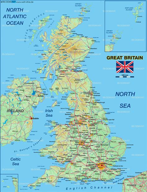 Weitere ideen zu schottland, the highlands, schottische clans. Map of Great Britain (United Kingdom) (Country) | Welt ...