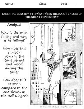 There are many factors that came to play and that may have contributed to the great depression. Causes of the Great Depression: Common Core Research ...