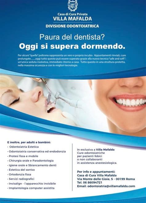 Roma (rm) far 5 km from casa di cura mater dei tel. Odontofobia: come superare la paura del dentista - Villa ...