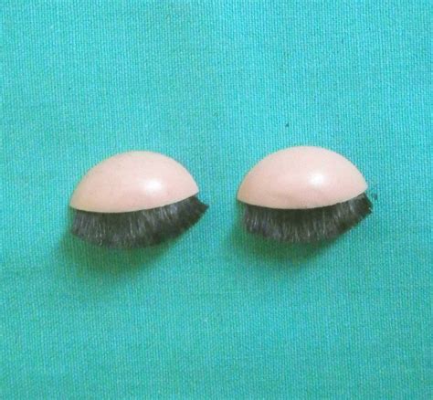 Cangkul cap eye german : Dolls eye caps, vintage Dolls eyelid with lashes, Germany ...