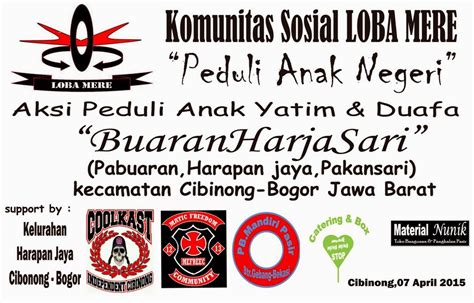 Kompleks bumi citeureup permai (buciper) 0.9 km. Aksi Peduli Anak Yatim Duafa Buaranharjasari Kecamatan ...