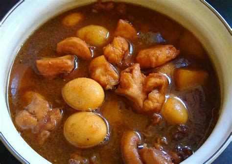 Semur telur semur telur puyuh kecap semur telur puyuh dan kentang semur tahu telur puyuh telur puyuh. Resep Semur Ayam Kentang Telur Puyuh Kecap Manis oleh ...