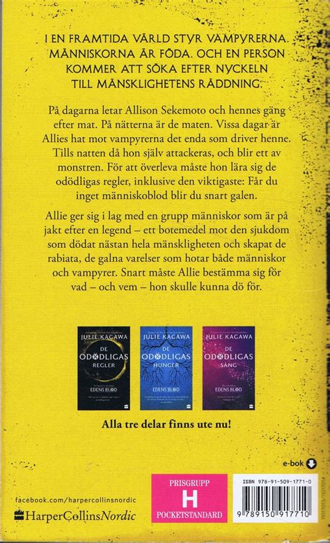 We would like to show you a description here but the site won't allow us. De odödligas regler av Julie Kagawa (Pocket) - Fantasyhyllan