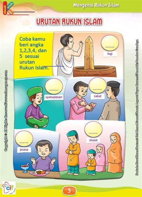 Bila salah satu dari kelima pilar tersebut tidak ada maka rusaklah keislamannya. Download Gratis Worksheet Urutan Rukun Islam Download ...