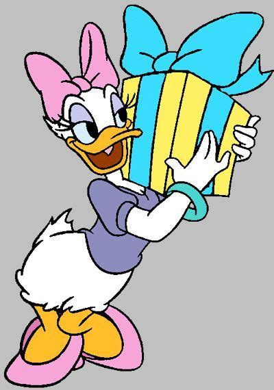 All characters from famous animated disney shows, together for a big thanksgiving feast. DAISY DUCK | Daisy duck, Donald and daisy duck, Duck birthday