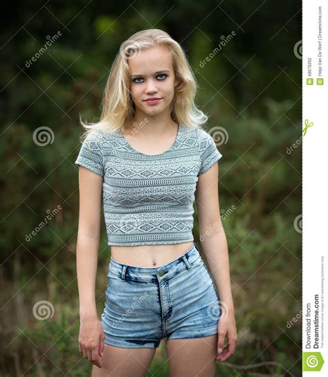Amateur girls forum › amateur teen forum teen amateur pictures. Beautiful Blond Teen Showing Belly Button Stock Photo ...