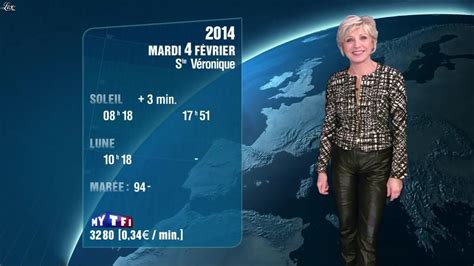 Découvrez toutes les infos à propos de evelyne dhéliat. Evelyne Dhéliat à la Météo de 20h - 03/02/14 - 01