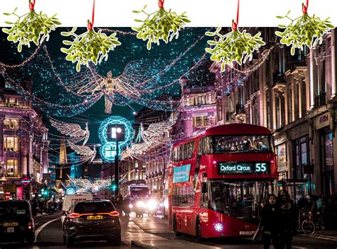 And our dazzling angel christmas lights are on! Christmas Lights, Camera, LONDON! All The Lights Of 2019