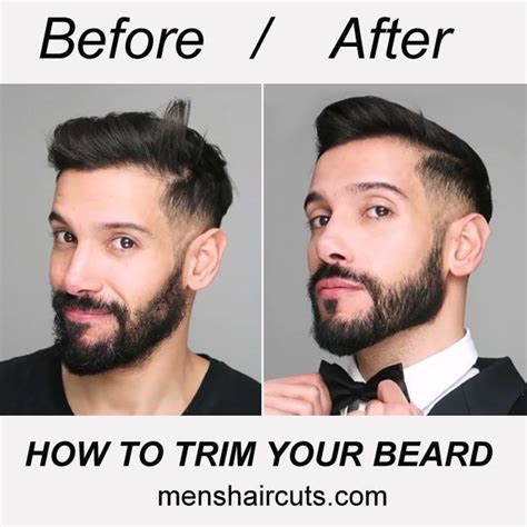 Remember, this step is to just slightly cut individual strands of hairs rather than a large chunk. Short Instructions On How To Trim A Beard Like A Pro ...