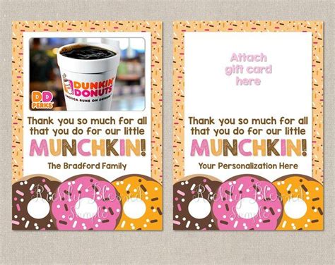 All coupons deals free shipping verified. INSTANT DOWNLOAD Dunkin Donuts Inspired Teacher ...