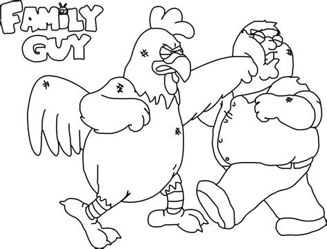 Family guy coloring pages are a fun way for kids of all ages to develop creativity, focus, motor skills and color recognition. Family Guy Coloring - Coloring Pages For Kids And For ...