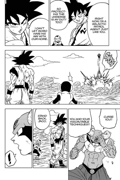 The release date and the source of the manga are also mentioned. Dragon Ball Super Chapter 64