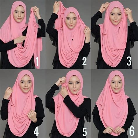 Tutorial shawl labuh cara pakai tudung shawl simple amp cantik. ♥Corat Coret Nusha ♥: Tutorial Zaraa Shawl dari Cala Qisya