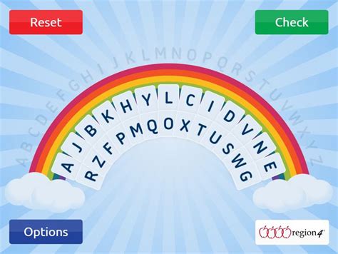 An alphabet arc is simple! RLA Free Interactive Alphabet Arc | Region 4 | Learning letters ...