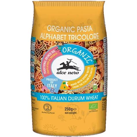 Rice flour, or legumes such as beans or lentils, are sometimes used in place of wheat flour to yield a different taste and texture, or as a. Alce Nero Organic Kids Tricolore Alphabet Pasta 250g | MyGroser