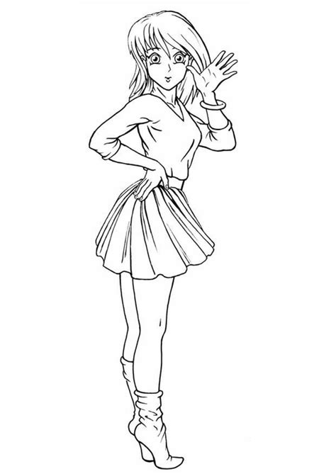 Dibujos de Animé y Manga para colorear e imprimir Colorear imágenes
