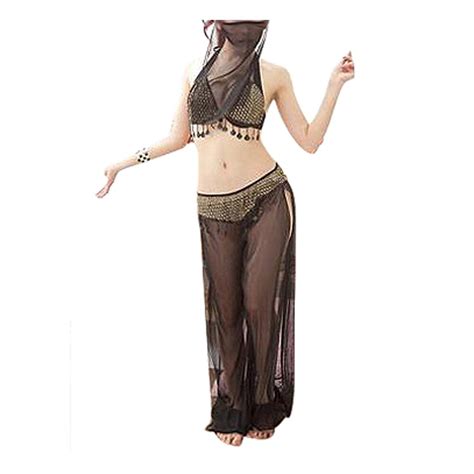 The beauty and mystique of belly dancing is achievable through practice and hard work. 4PCS/set Women's Wear Dance Latin Dance Clothing Arab ...