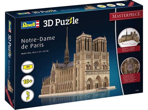 Il vous faudra entre 1h et 3h pour finaliser son montagne, en fonction de votre âge et de votre expérience. 3D Puzzle REVELL 00190 - Notre Dame de Paris | STAVEBNICE4U.cz