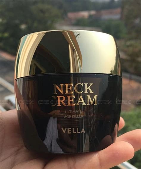 Крем vella neck cream prestige age killer 30ml. ★韓國 VELLA NECK CREAM ★ 第四代黑尊爵頸霜 50ml(熨斗霜) - 2wenty6ix 貳拾六店