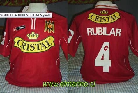 Estampa tu tazon con el diseño que quieras personalizado con tu nombre y numero.¿a que jugador recuerdas con esta camiseta? Union Espanola Home Camiseta de Fútbol 2002 - 2003.