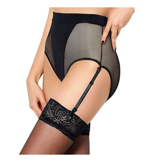 Can you wear a garter belt without suspenders? Women Hot Sexy High Waist Fishnet Mesh Garter Belt ...