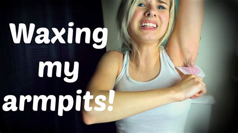 My armpit hairs are three inches long 55737 gifs. WAXING MY ARMPIT HAIR OFF! - YouTube