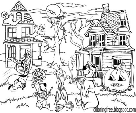 Happy halloween in haunted house coloring page to color, print and download for free along with bunch of favorite haunted house coloring page for kids. Haunted House Drawing For Halloween at GetDrawings.com ...