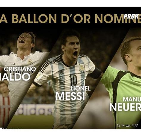 Cristiano ronaldo has been named fifa's 2014 ballon d'or winner, beating lionel messi and manuel neuer to football's most coveted individual prize. Ballon d'Or 2014 : Lionel Messi, Cristiano Ronaldo et ...